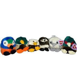Swibco Puffkins Collection - Bird/Owl Stuffed animal bundle